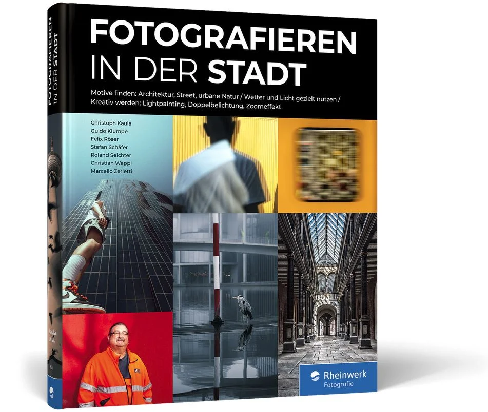 Bildmarke des Buches Fotografieren in der Statd mit Roland Seichter als Mitautor