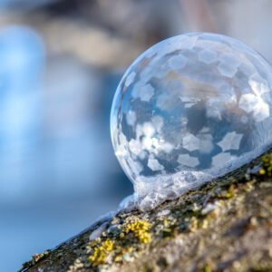 Roland Seichter Fotografie - Einzigartige Wandbilder - CreativeArt - Fotografie einer gefrorenen Siefenblase