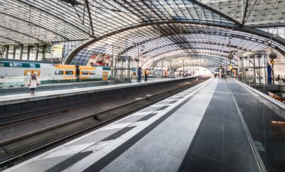 Roland Seichter Fotografie - Städtefotografie - Ansicht des Lehrter Bahnhofes mit der überspannenden Glaskuppel