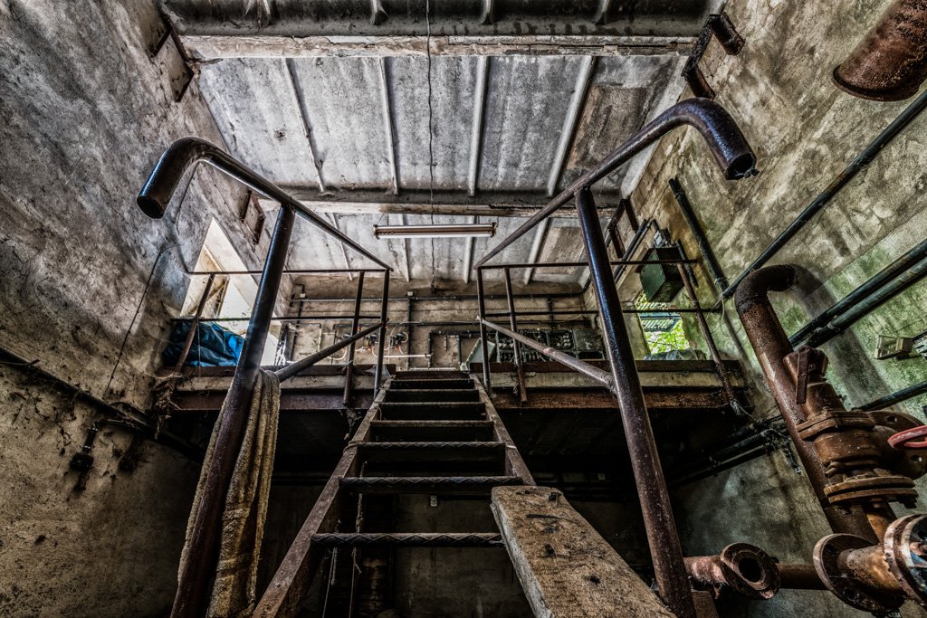 Beelitz Heilstätten Lost Place Maschinenraum nach Bearbeitung