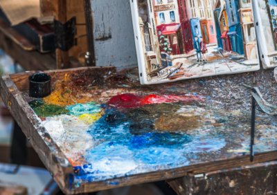 Roland Seichter Fotografie - Städtefotografie - Paris - Eine Farbenpalette eines Malers