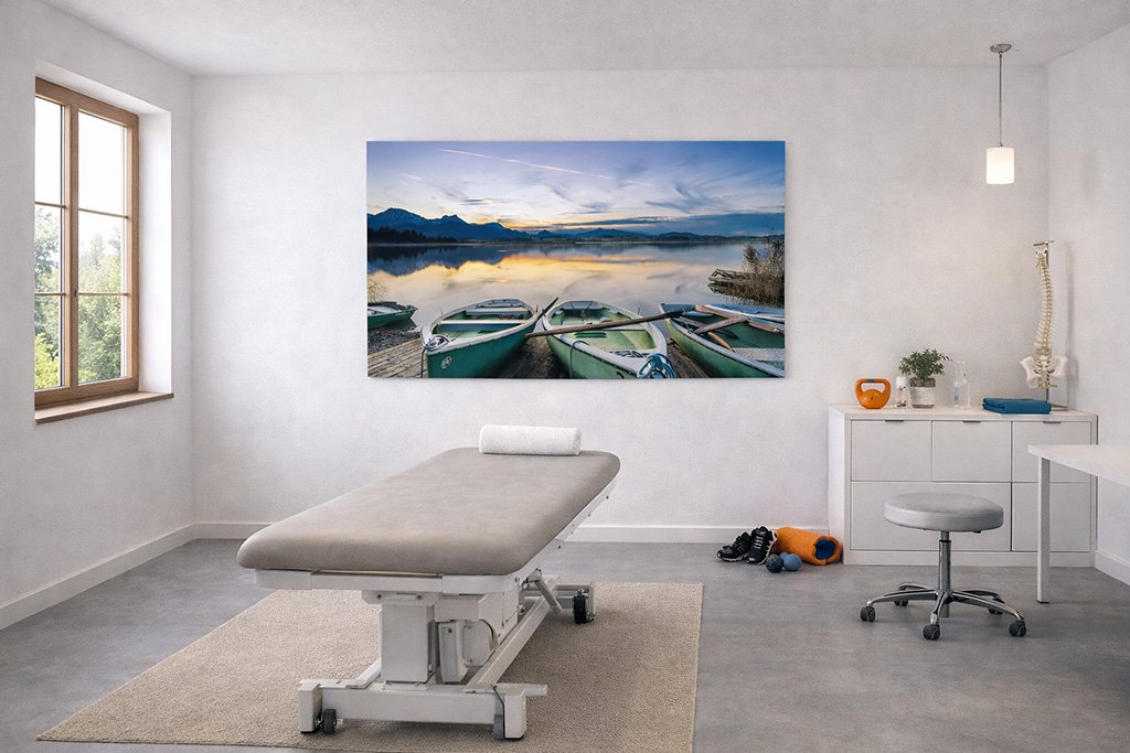 Praxisbilder für Behandlungsräume in München