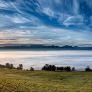 Roland Seichter Fotografie - Einzigartige Wandbilder - Landschaftsfotografie - Panoramablick vom Auerberg am Morgen