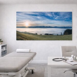 Roland Seichter Fotografie - Allgäuer Alpenblick im Behandlungszimmer