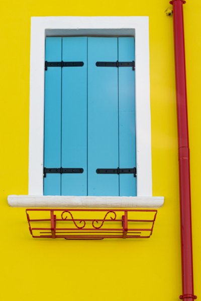 Roland Seichter Fotografie - Burano Rot/Blau/Gelb