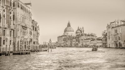Roland Seichter Fotografie - Canale Grande - Schwarz/Weiß