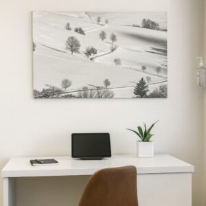 Roland Seichter Fotografie – Doppel S – in der Arztpraxis Praxisbild für Arztpraxis im Allgäi – Fine-Art-Fotografie in Schwarz/Weiß