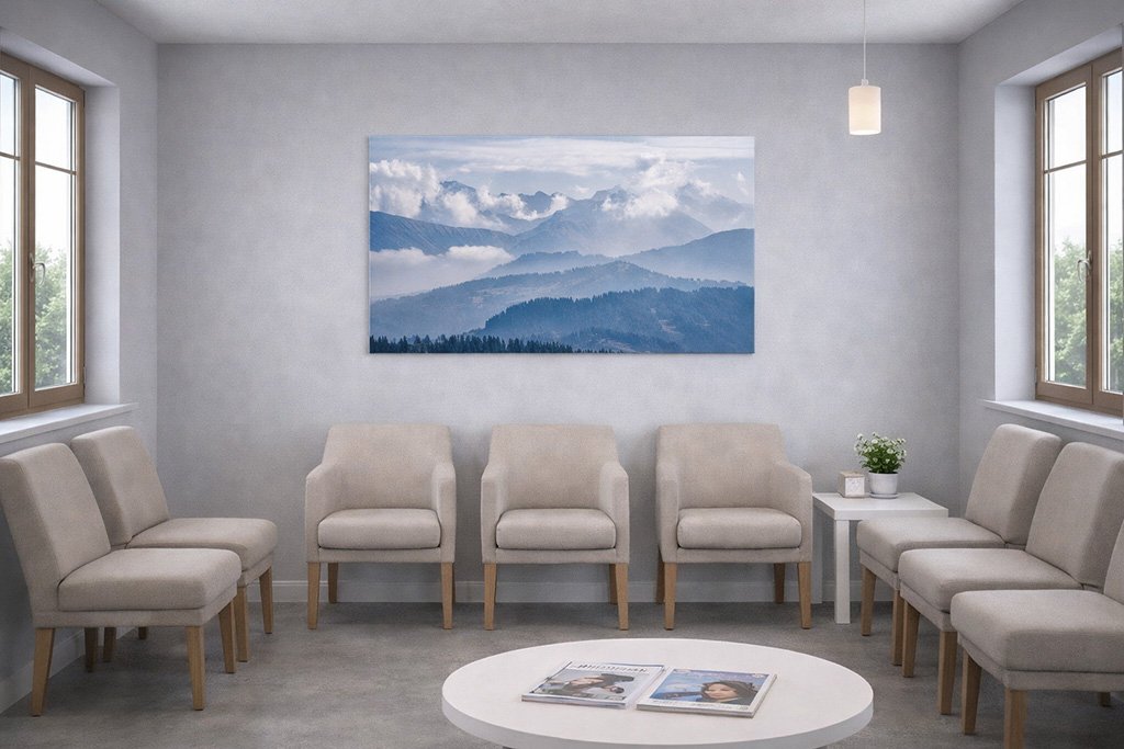 Praxisbilder Kempten – hochwertige Fotokunst für Praxisräume mit Motiven aus dem Allgäu
