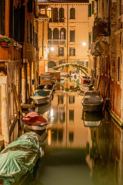 Roland Seichter Fotografie - Nachts am Kanal