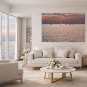 Roland Seichter Fotografie - Sonnenuntergang am See - im Raum