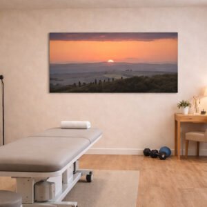 Roland Seichter Fotografie – Sonnenuntergang in der Toskana im Behandlungsraum Roland Seichter Fotografie - Sonnenuntergang in der Toskana im Behandlungsraum