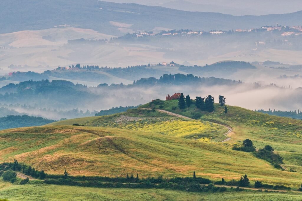 Roland Seichter Fotografie - Toscana nella nebbia - Fotografie einer Toskanischen Landschaft, Variante 1