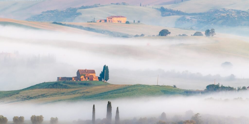 Roland Seichter Fotografie - Toscana nella nebbia - Fotografie einer Toskanischen Landschaft, Variante 2