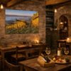 Roland Seichter Fotografie - Weinberg im Mittagslicht im Restaurant
