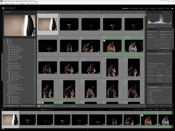 Roland Seichter Fotografie - Screencopy einer beliebigen Ansicht des Verwaltungsprogrammes Lightroom