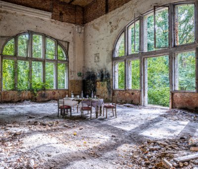 Roland Seichter Fotografie - Lost Place Fotografie - Fotografie aus den Beelitz Heilstätten, verlassene Lungenheilanstalt - Variante 4